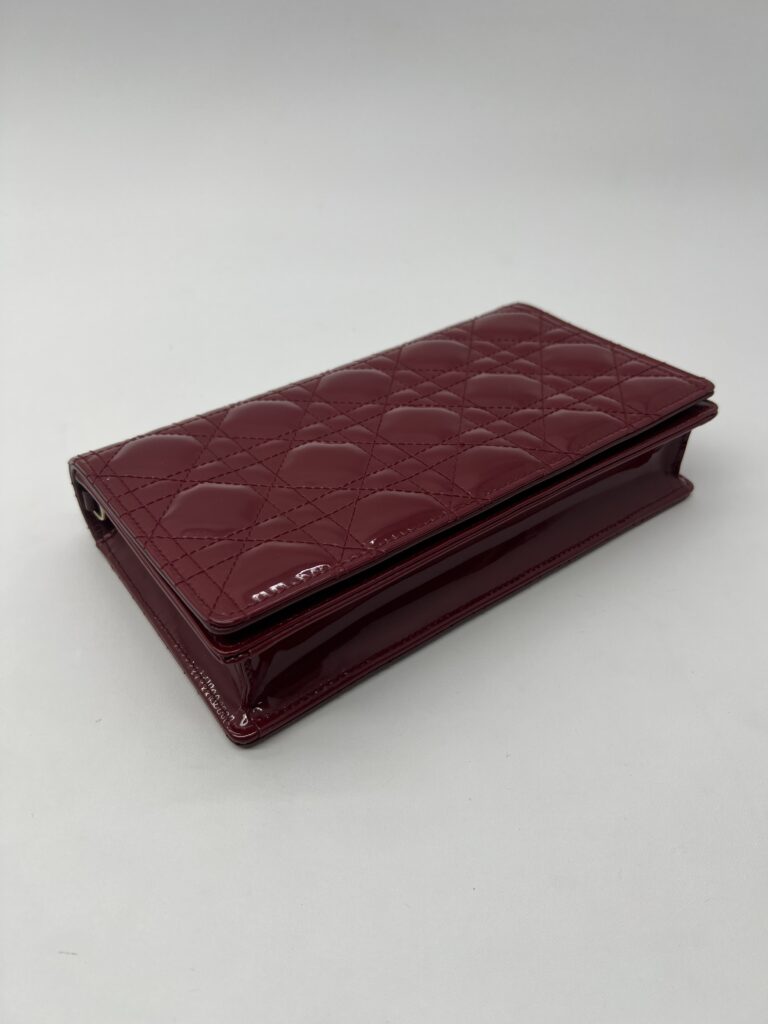 Dior Lady D WOC Vernis Red GHW