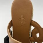 Hermes Ithea30 Espadrille Naturel