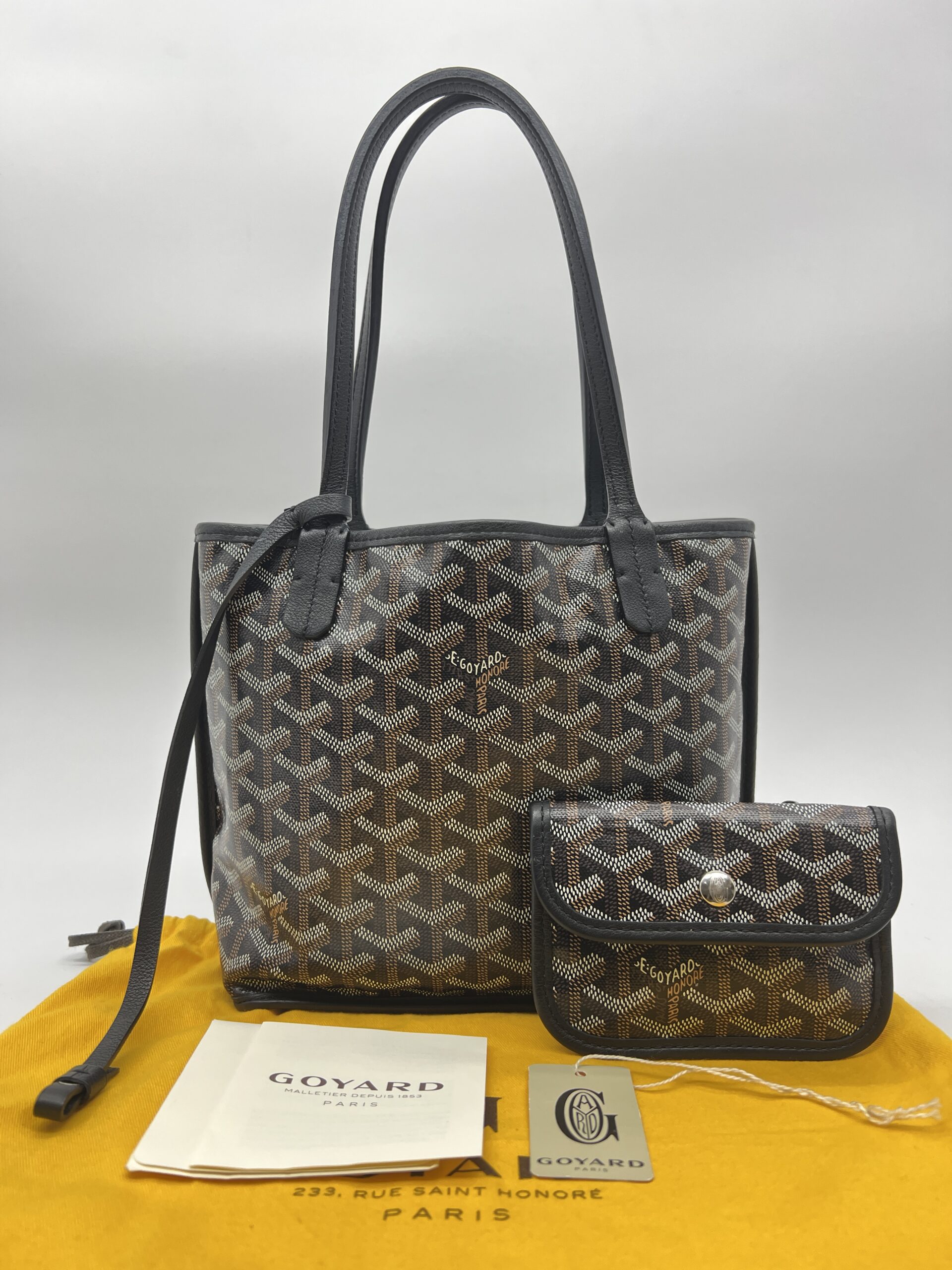 Goyard Mini Anjou Goyardine Noir