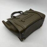 Celine Mini Luggage Khaki GHW