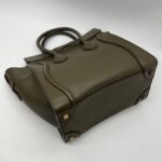 Celine Mini Luggage Khaki GHW