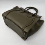 Celine Mini Luggage Khaki GHW