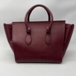 Celine Tie Knot Tote Bag Red GHW