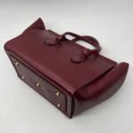 Celine Tie Knot Tote Bag Red GHW