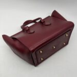 Celine Tie Knot Tote Bag Red GHW