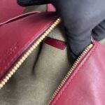 Celine Tie Knot Tote Bag Red GHW