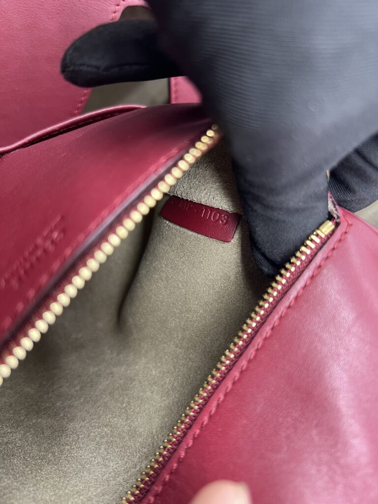 Celine Tie Knot Tote Bag Red GHW