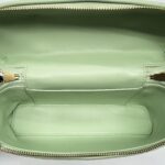 Bottega Veneta Bang Bang Vanity Case Intercciato Green GHW