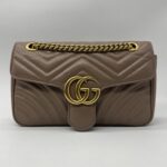 Gucci Marmont Flap Small Nude GHW