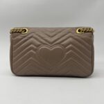 Gucci Marmont Flap Small Nude GHW