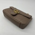 Gucci Marmont Flap Small Nude GHW