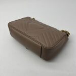 Gucci Marmont Flap Small Nude GHW