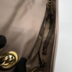 Gucci Marmont Flap Small Nude GHW