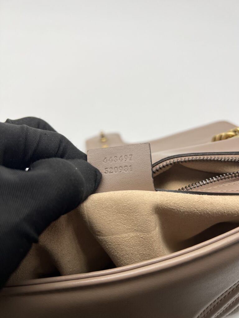 Gucci Marmont Flap Small Nude GHW