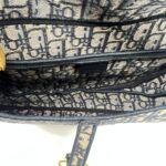 Dior Saddle Medium Canvas Oblique Blue GHW