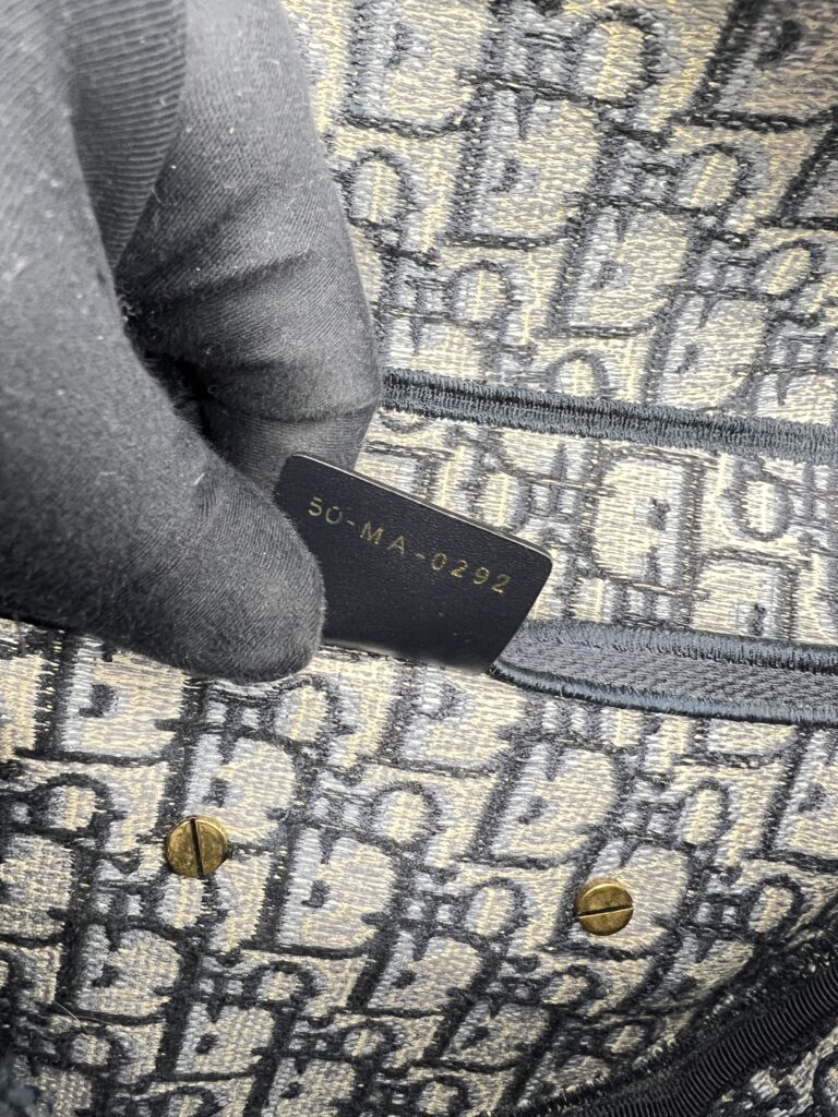 Dior Saddle Medium Canvas Oblique Blue GHW