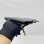 Dior Saddle Long Wallet Black GHW