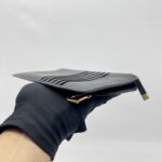 Dior Saddle Long Wallet Black GHW