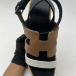 Hermes Havane 30 Sandal Naturel Multicolor