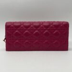 Dior Lady D Long Clutch Pink Fuchsia GHW