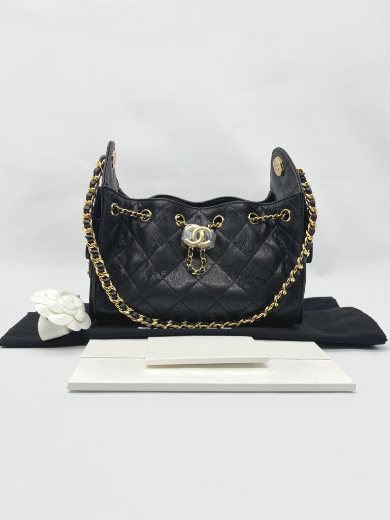 Chanel C25 Mini Caviar Black GHW