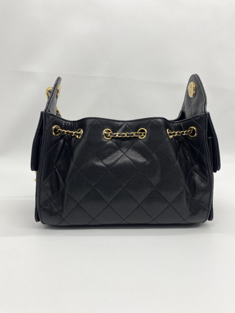 Chanel C25 Mini Caviar Black GHW