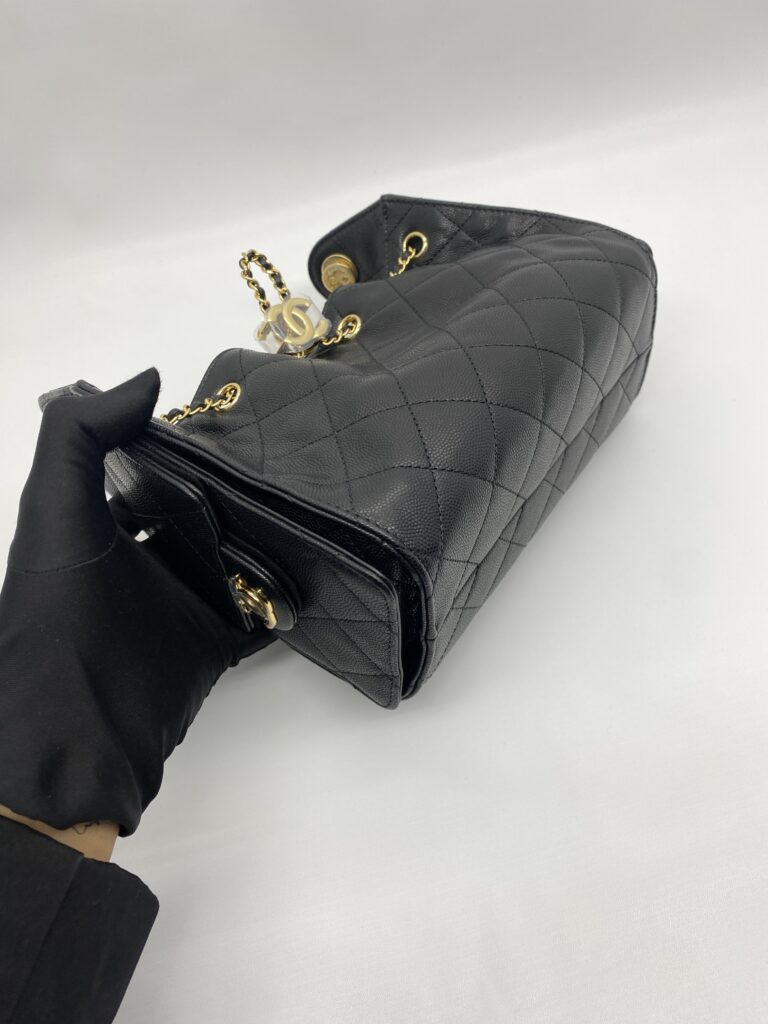 Chanel C25 Mini Caviar Black GHW