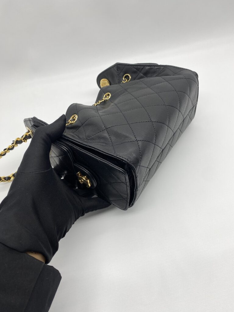 Chanel C25 Mini Caviar Black GHW