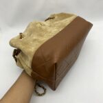 Chanel Small Coco Base Hobo Suede Lambskin Beige/Camel GHW