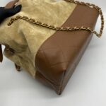 Chanel Small Coco Base Hobo Suede Lambskin Beige/Camel GHW