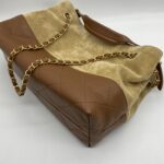 Chanel Small Coco Base Hobo Suede Lambskin Beige/Camel GHW