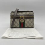 Gucci Super Mini Ophidia Top GG Supreme Brown GHW