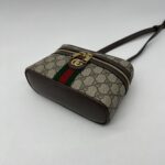 Gucci Super Mini Ophidia Top GG Supreme Brown GHW