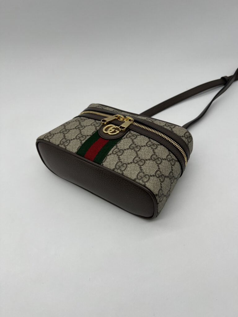 Gucci Super Mini Ophidia Top GG Supreme Brown GHW