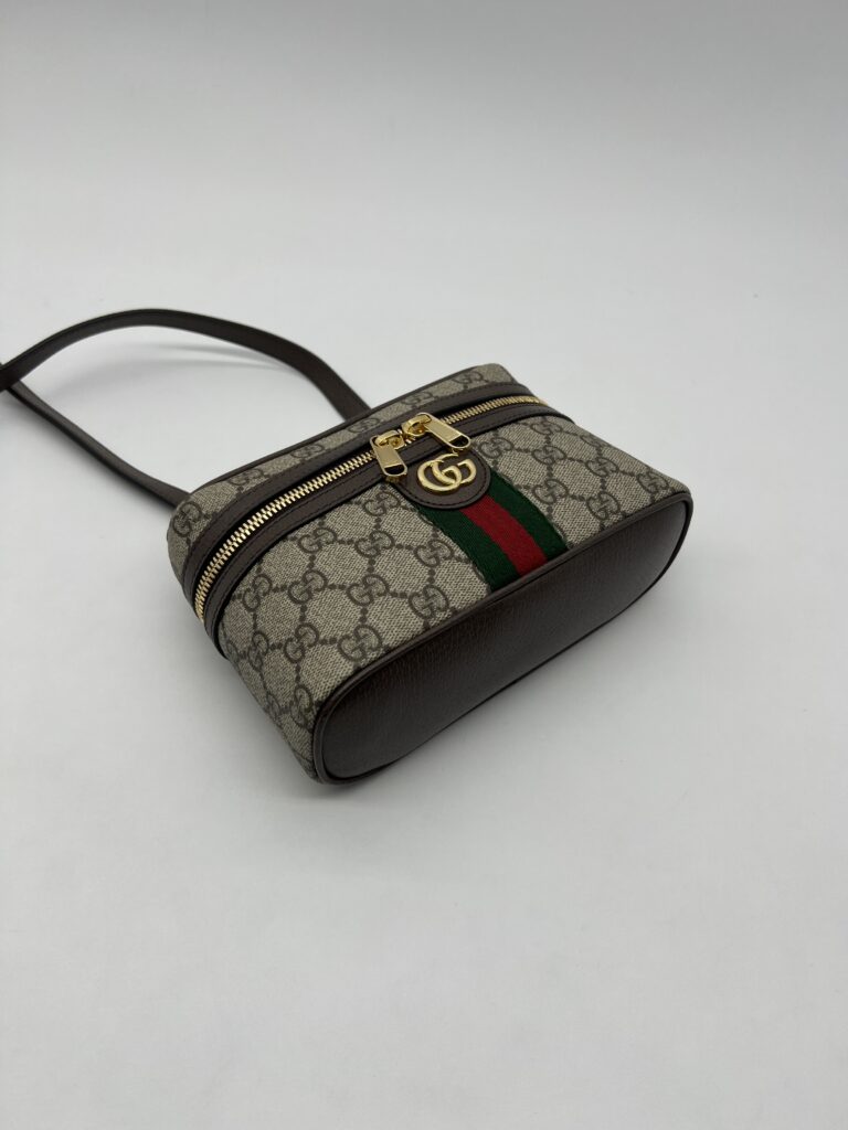 Gucci Super Mini Ophidia Top GG Supreme Brown GHW