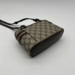 Gucci Super Mini Ophidia Top GG Supreme Brown GHW