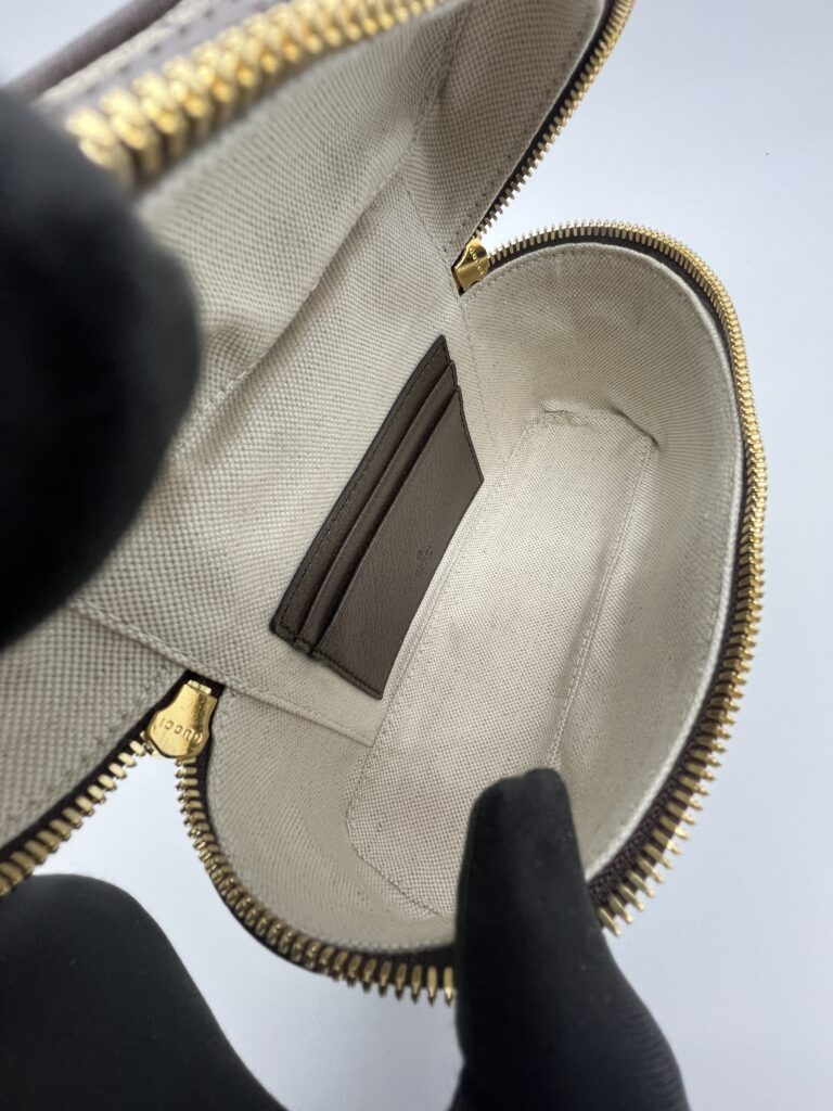 Gucci Super Mini Ophidia Top GG Supreme Brown GHW