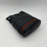 Gucci Ophidia Bucket Leather Black GHW