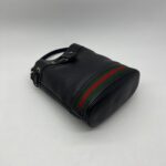 Gucci Ophidia Bucket Leather Black GHW