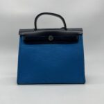 Hermes Herbag 31 Canvas Bleu Zanzibar/Bleu Indigo PHW