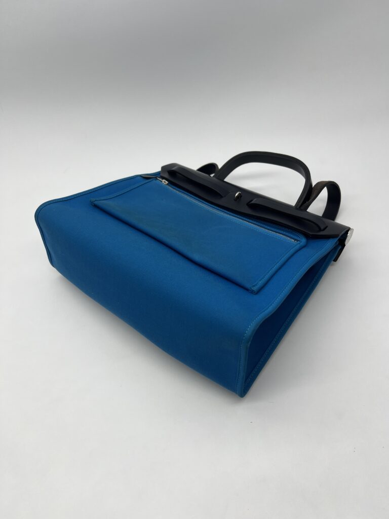 Hermes Herbag 31 Canvas Bleu Zanzibar/Bleu Indigo PHW