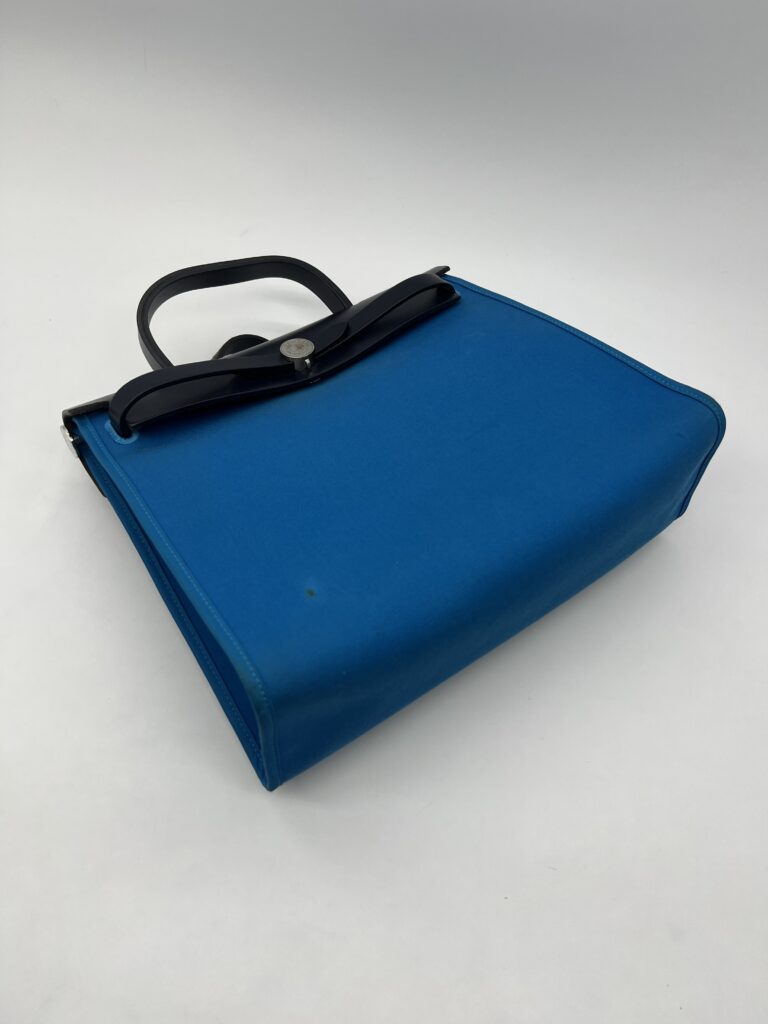 Hermes Herbag 31 Canvas Bleu Zanzibar/Bleu Indigo PHW