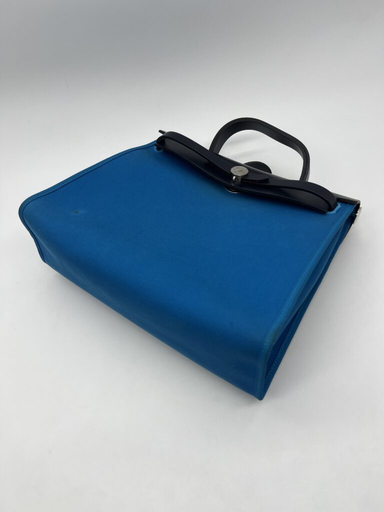 Hermes Herbag 31 Canvas Bleu Zanzibar/Bleu Indigo PHW