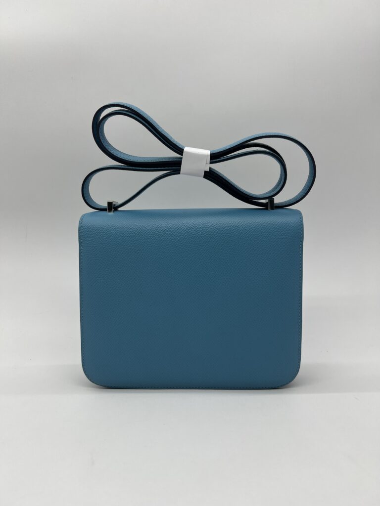 Hermes Constance 18 Epsom Blue De Nord Rouge PHW