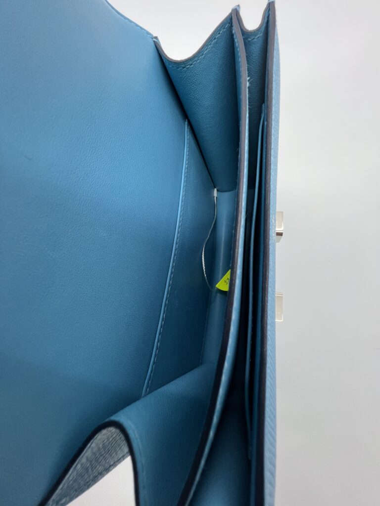 Hermes Constance 18 Epsom Blue De Nord Rouge PHW