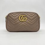 Gucci Marmont Camera Small Nude GHW