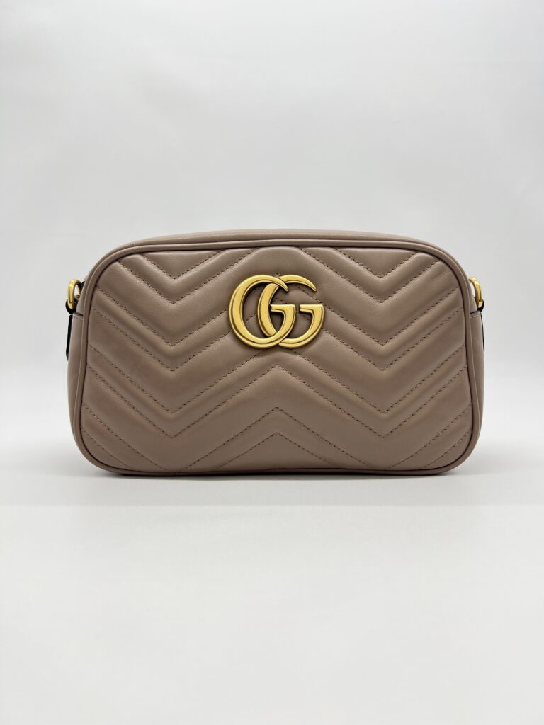 Gucci Marmont Camera Small Nude GHW