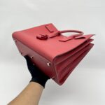 Saint Laurent SAC De Jour Grained Red SHW