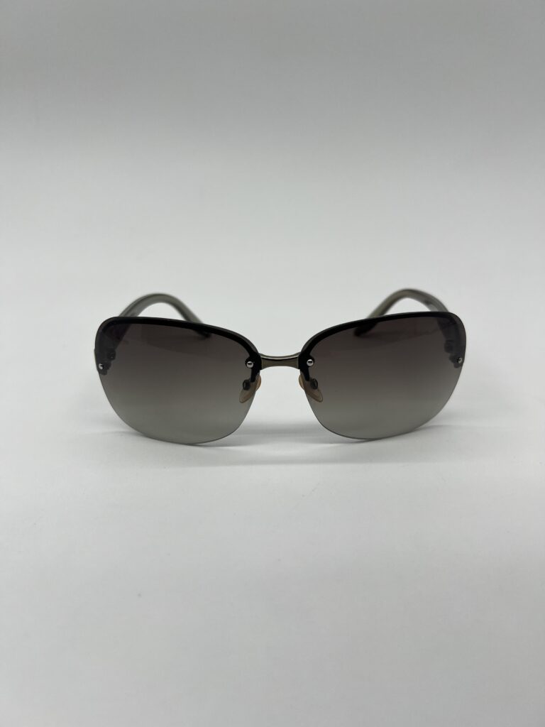 Dior Sunglasses Silver Brown