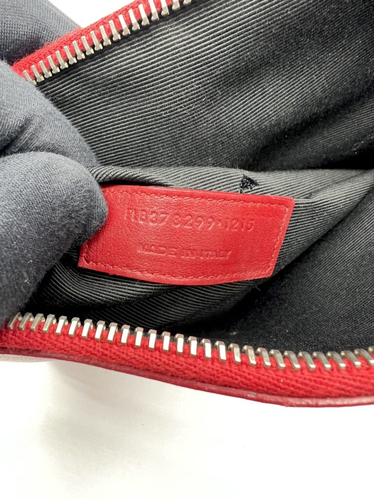 Saint Laurent SAC De Jour Grained Red SHW